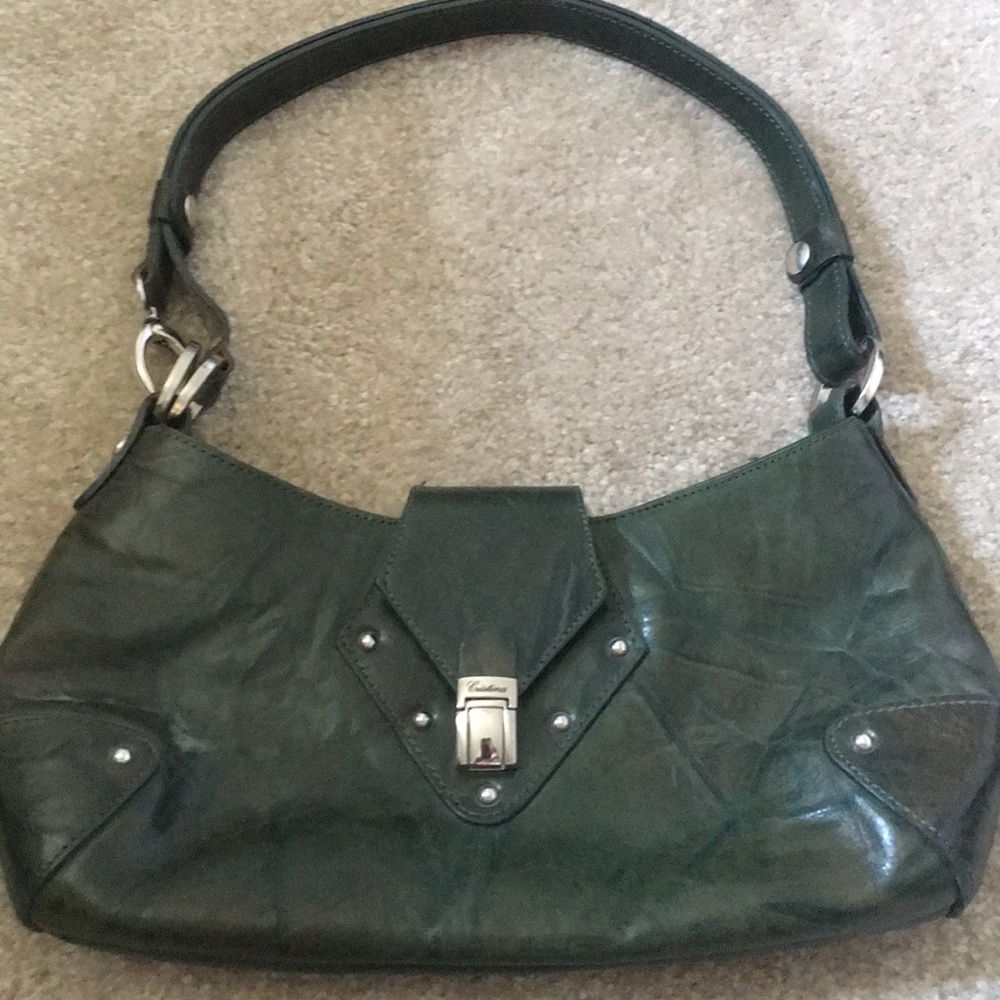 Beautiful leather shoulder bag